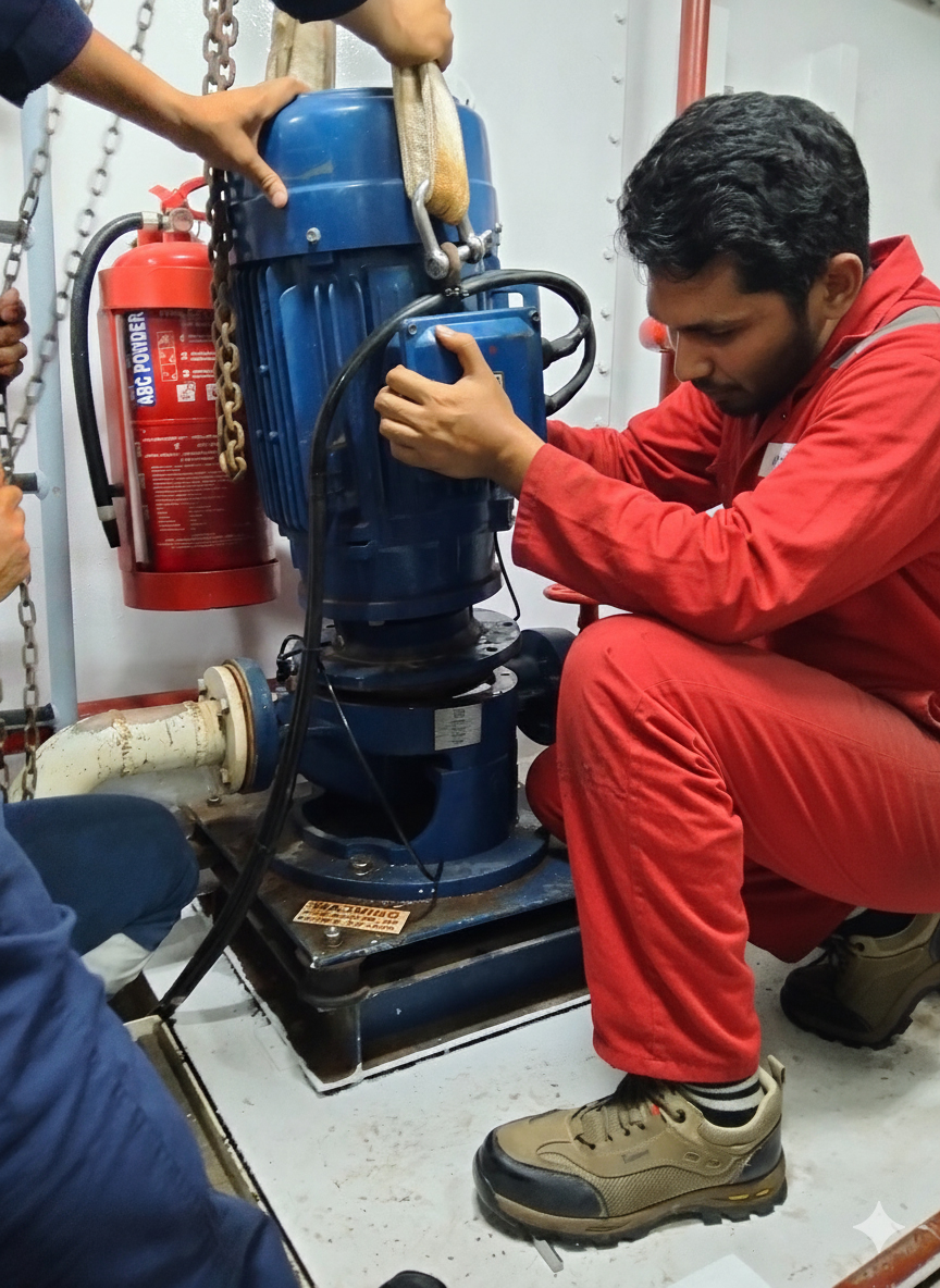 Pump removal visual